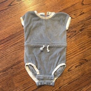 Quincy Mae terrycloth beach romper 12-18 months